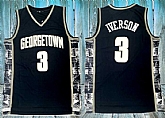 Georgetown University Hoyas 3 Allen Iverson Navy College Basketball Jersey,baseball caps,new era cap wholesale,wholesale hats